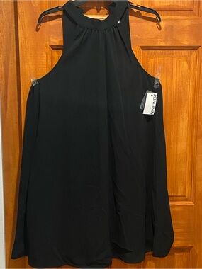 Nine West Black Halter Mini Dress